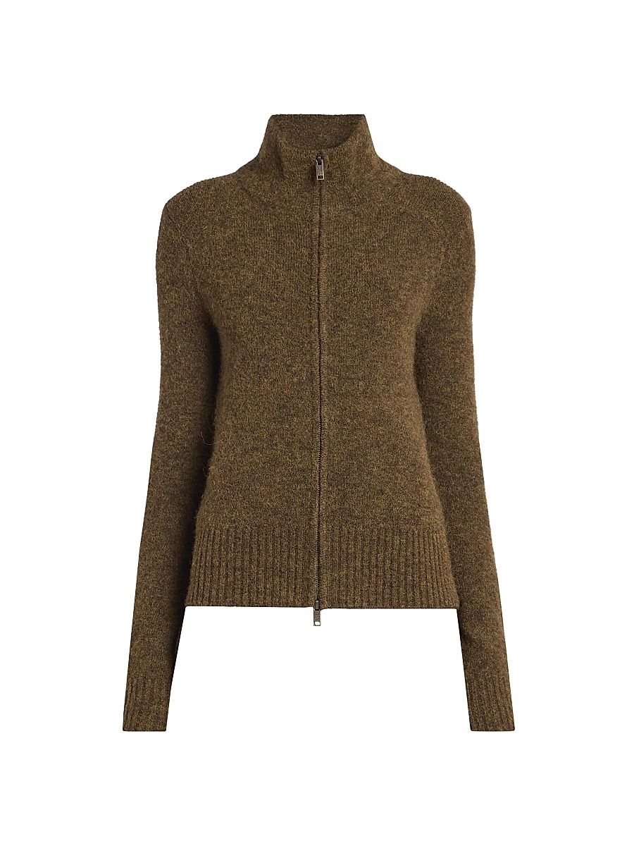 Women's Prunella Alpaca-Blend Cardigan - Bronze - Size 2