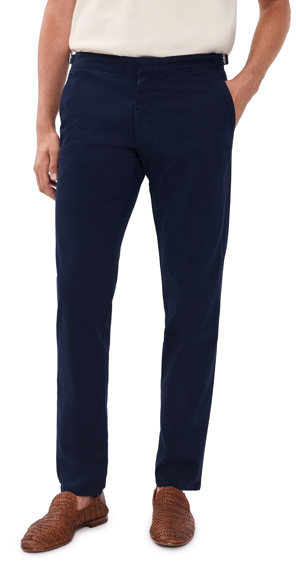 Orlebar Brown Fallon Stretch Cotton Pants Night Iris 32