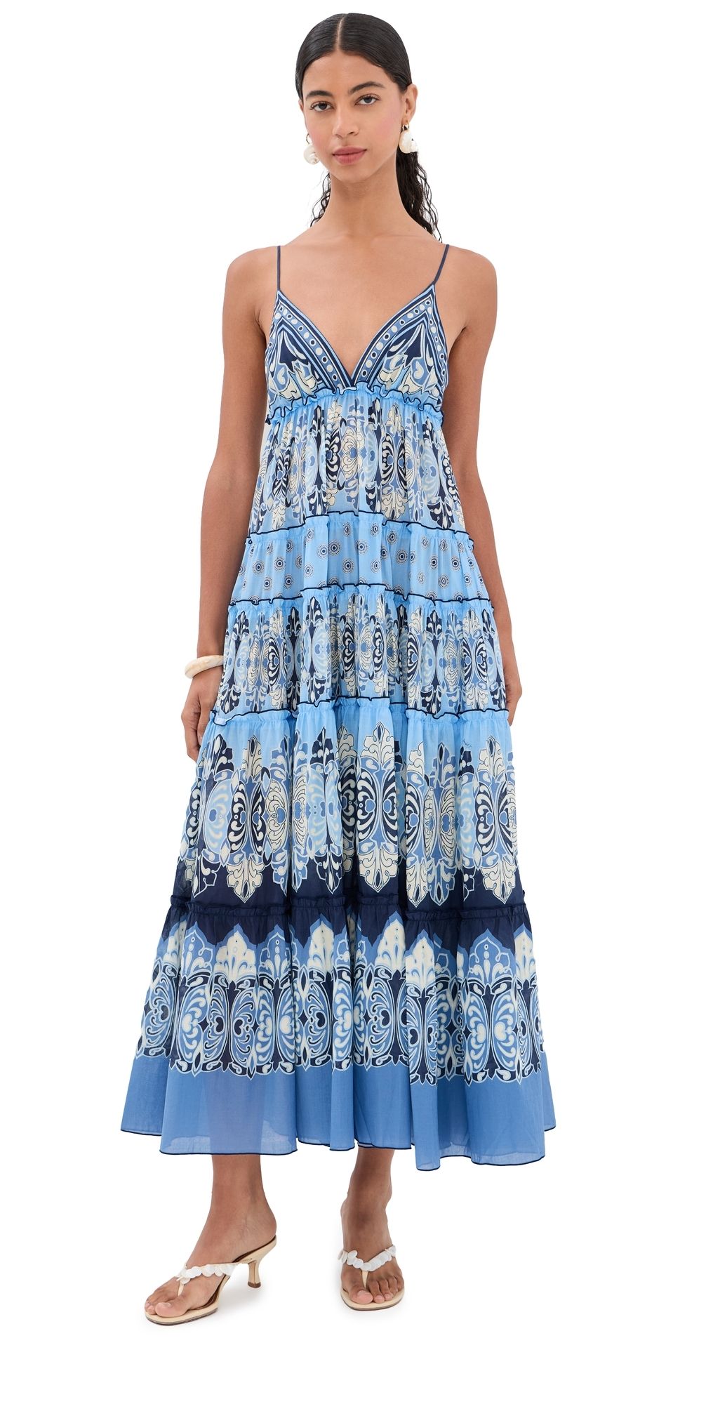 La DoubleJ Nymph Maxi Dress Cocoon Placee M