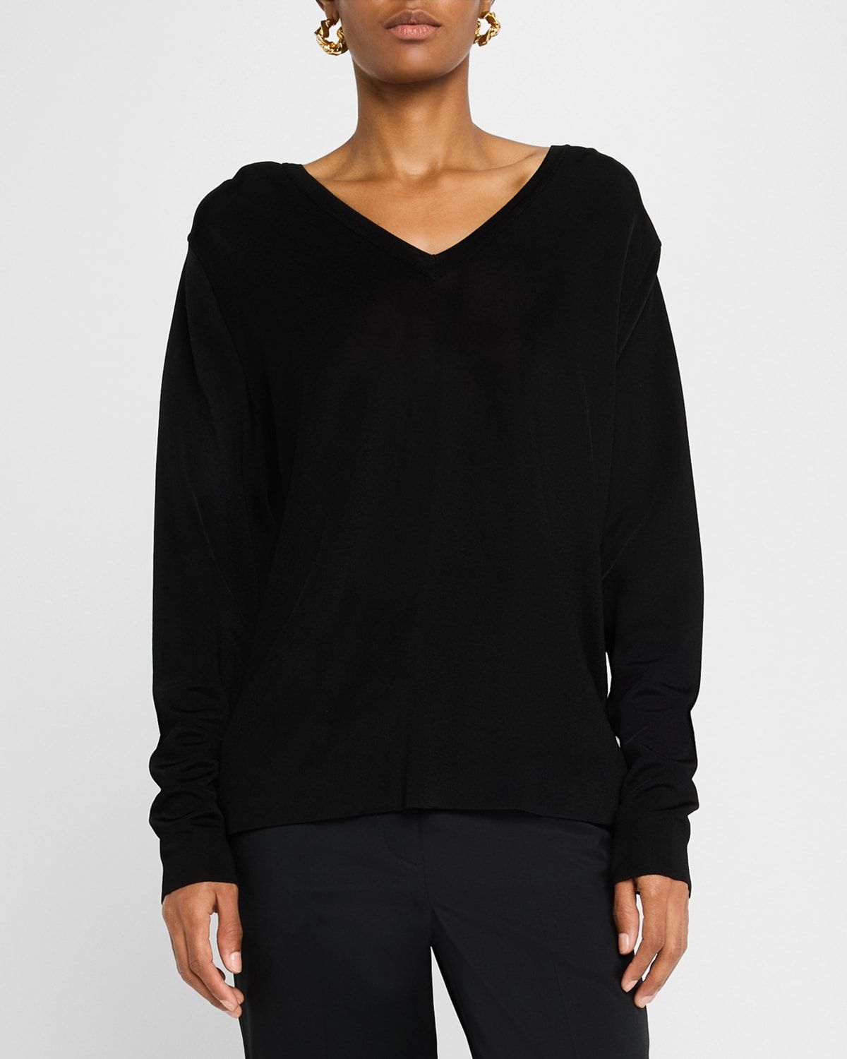 Dorkas Tailored Wool Bootcut Pants