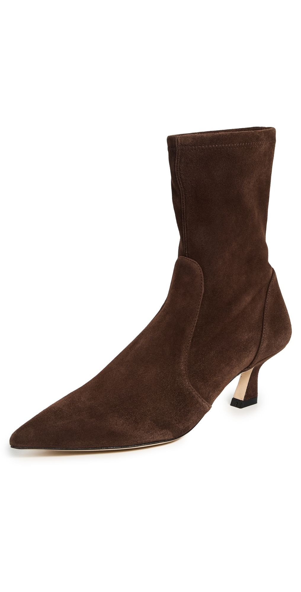 Stuart Weitzman Vinnie 50 Booties Walnut 10
