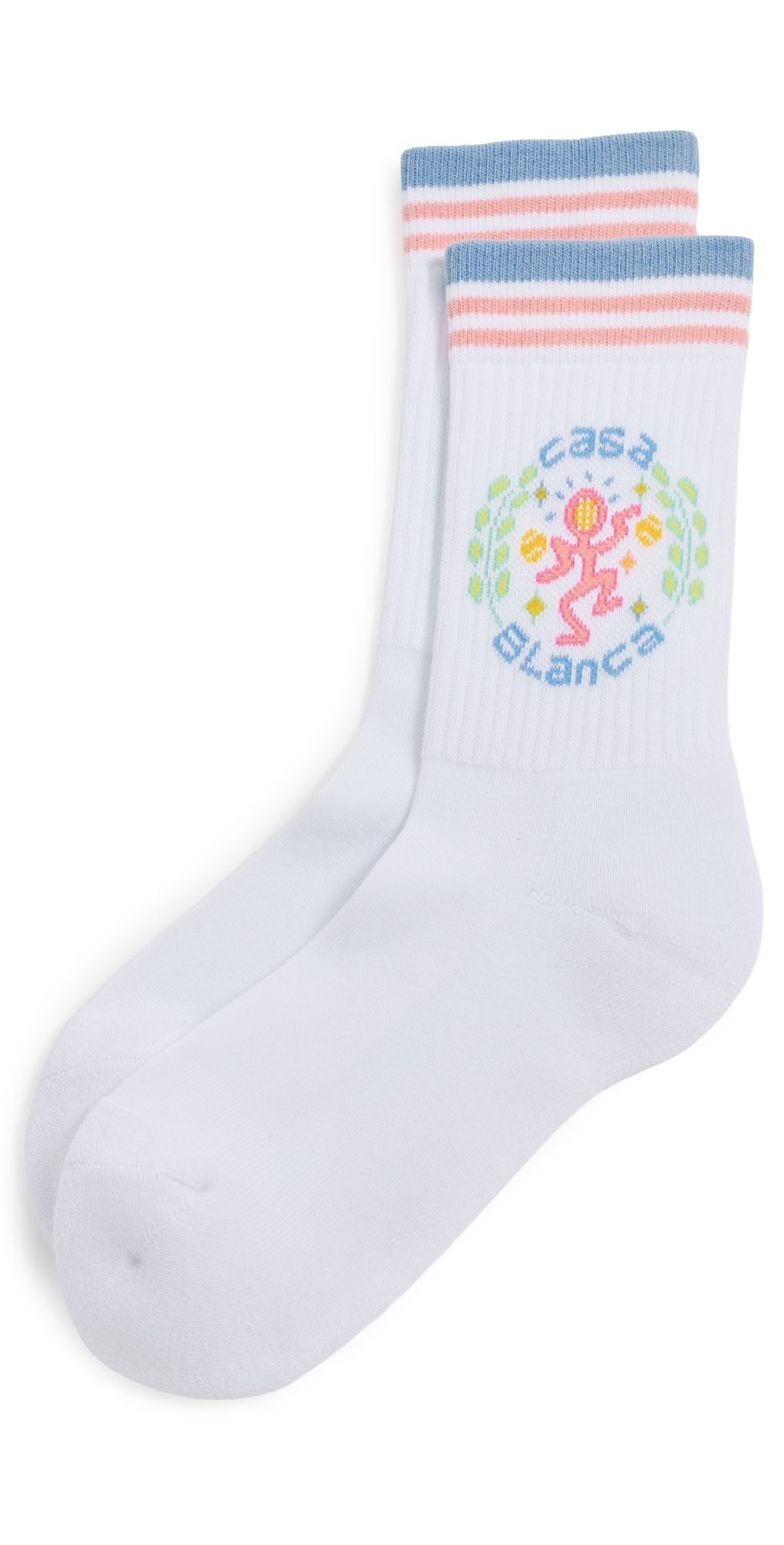 Casablanca Dance Joy Socks White/Blue S