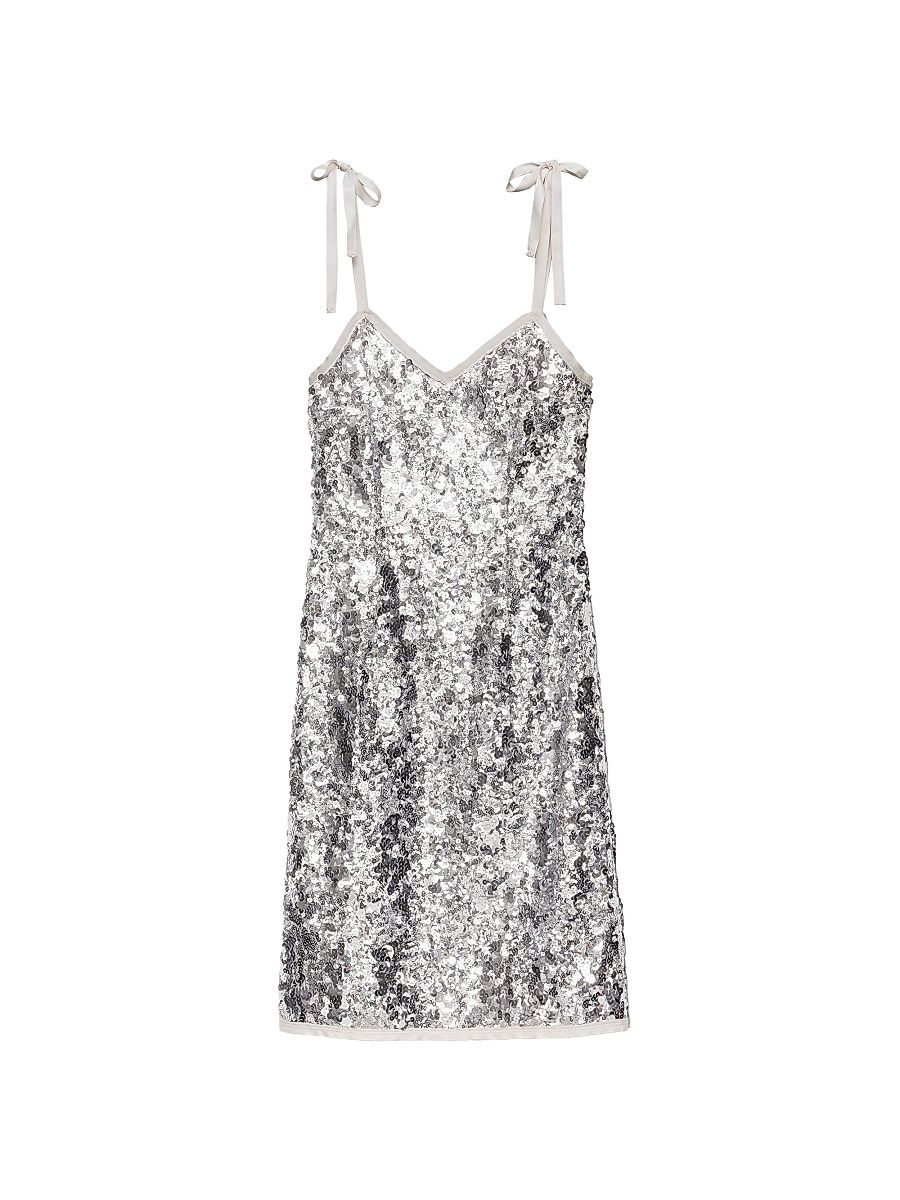 Women's Embroidered Sequin Dress - Assorted - Size 10