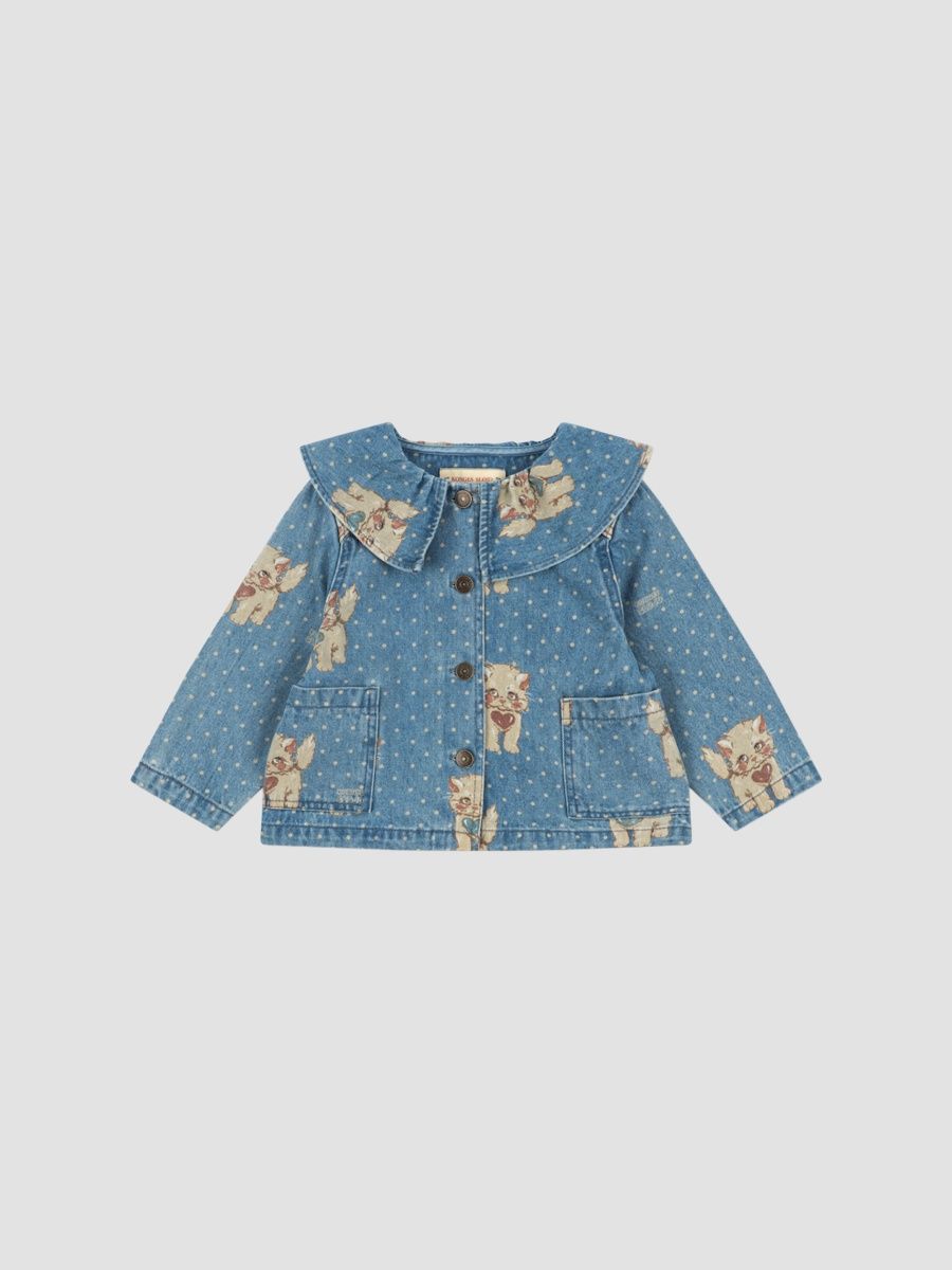 Konges Slojd Girl's Baby Girl's,Little Girl's & Girl's Magot Denim Jacket - Ciao Miao - Size 9