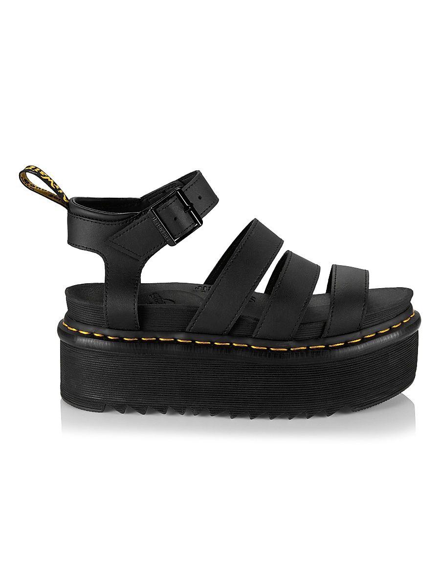 Women's Blaire Quad Platform Ankle-Strap Sandals - Black - Size 9