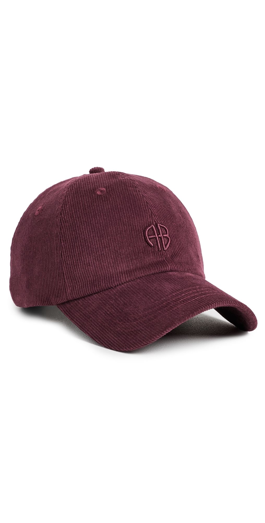 ANINE BING Jeremy Corduroy Baseball Cap Fig One Size