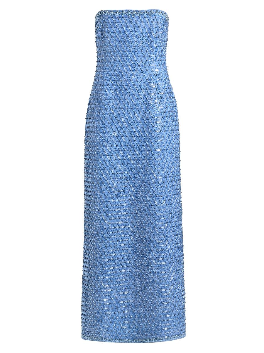 Women's Vanessa Embellished Maxi Dress - Periwinkle - Size 14