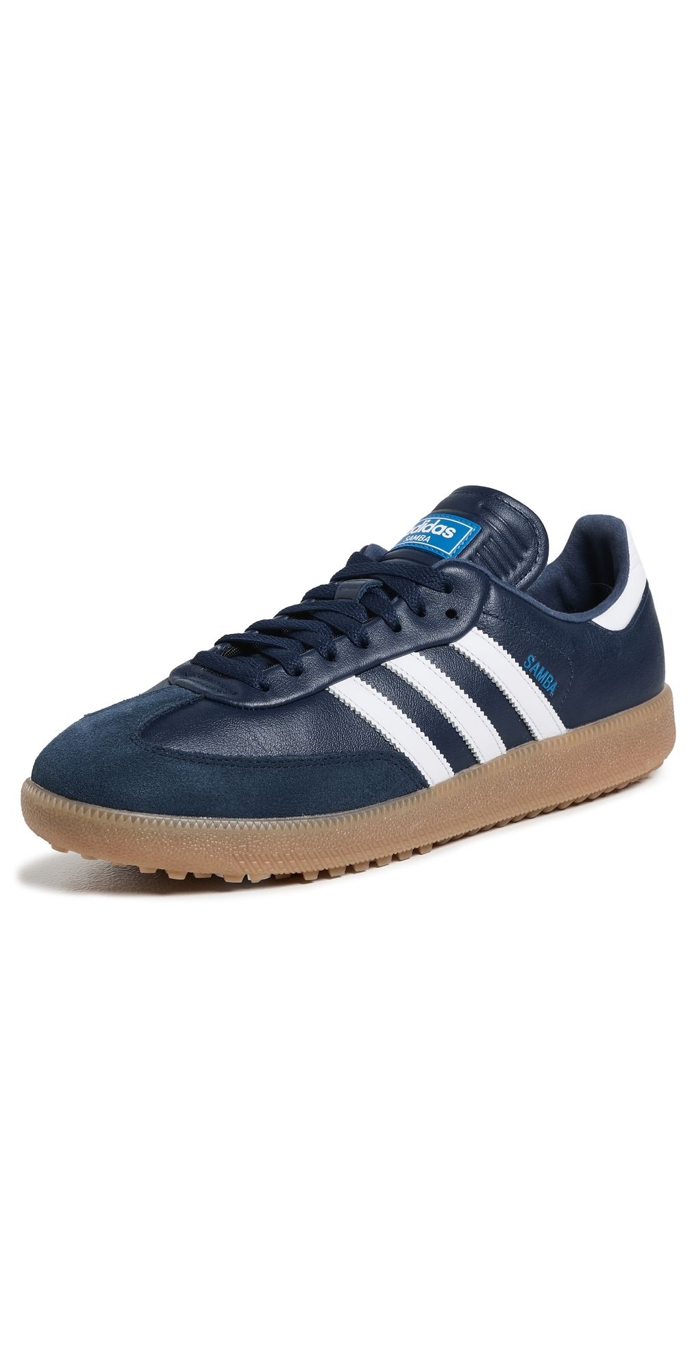 Adidas Golf Samba Spikeless Golf Shoes Night Indigo/White/Bluebird 10