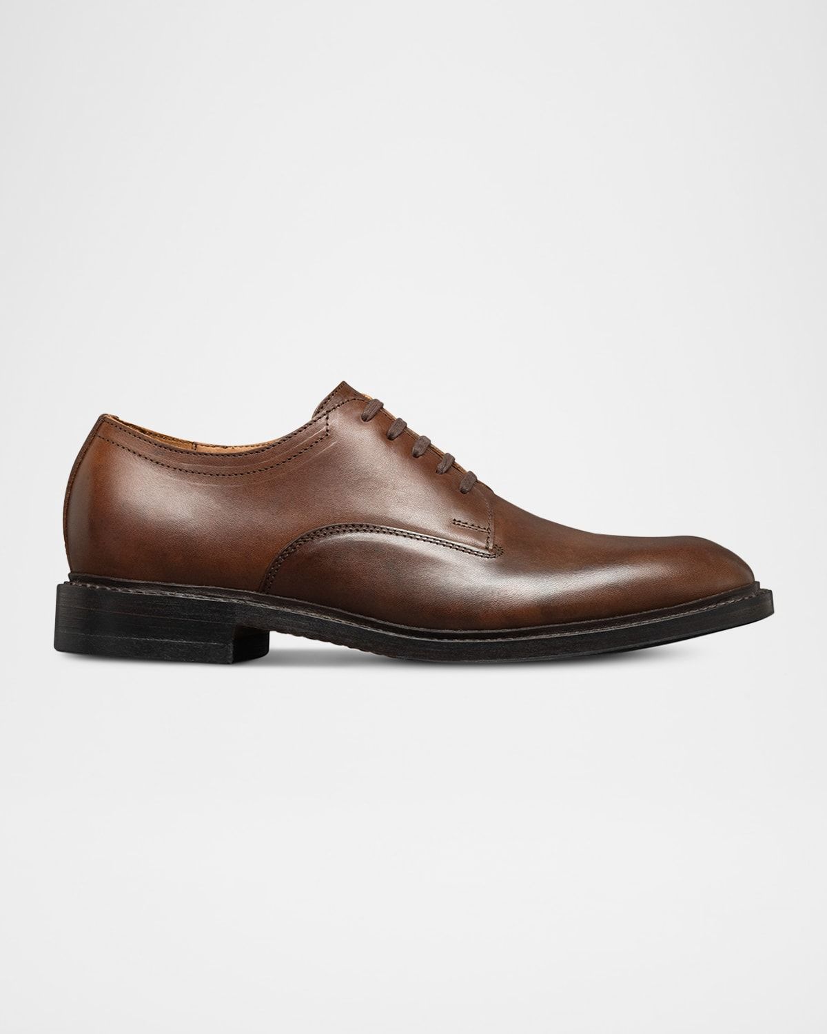 Men & apos;s Trevor Leather Plain-Toe Derby Shoes