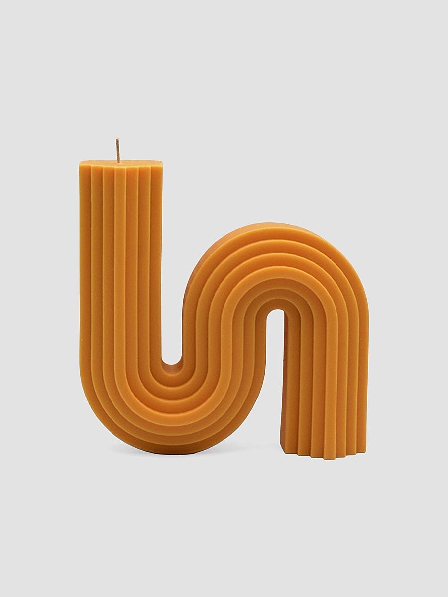 70s Glow Candle - Orange