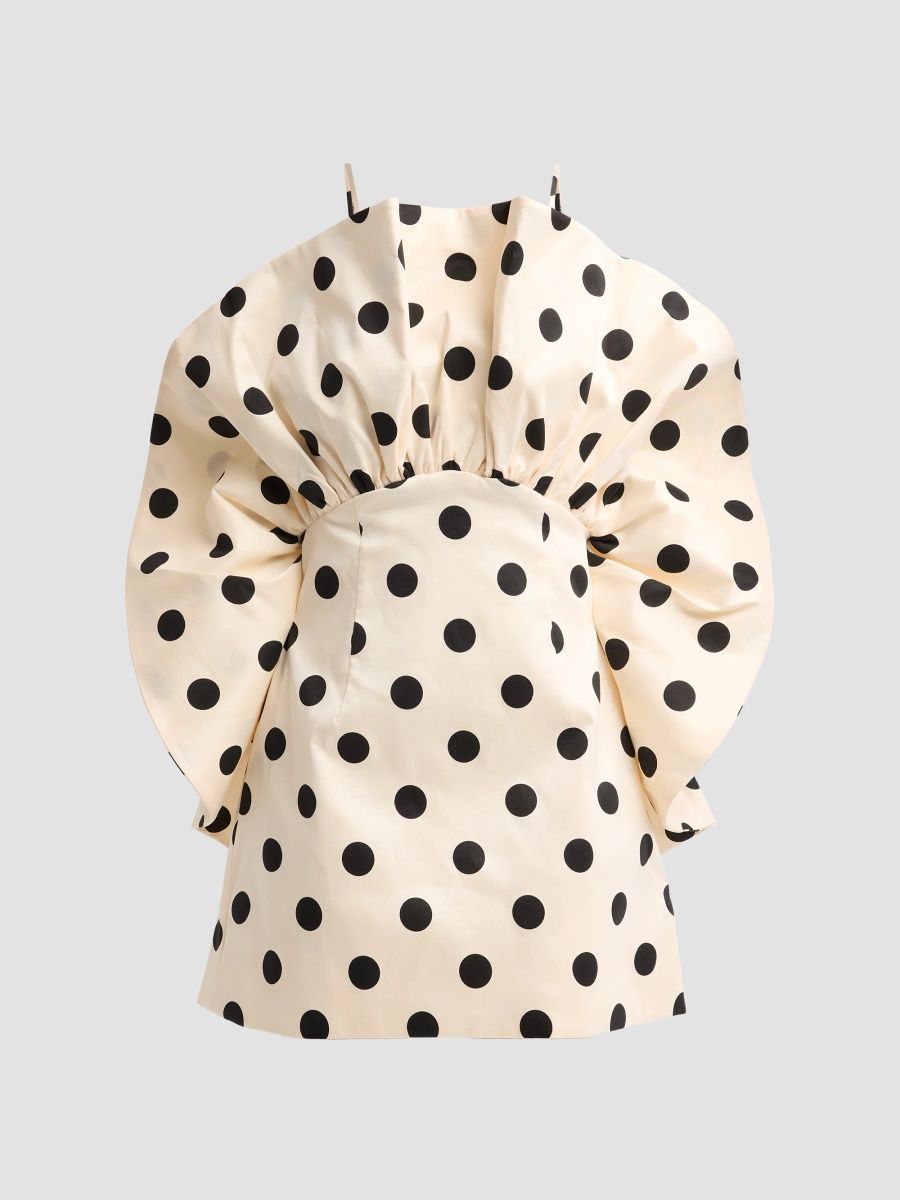 Acler Women's Femme Fatale Ketch Polka Dot Mini Dress - Dotty - Size 2
