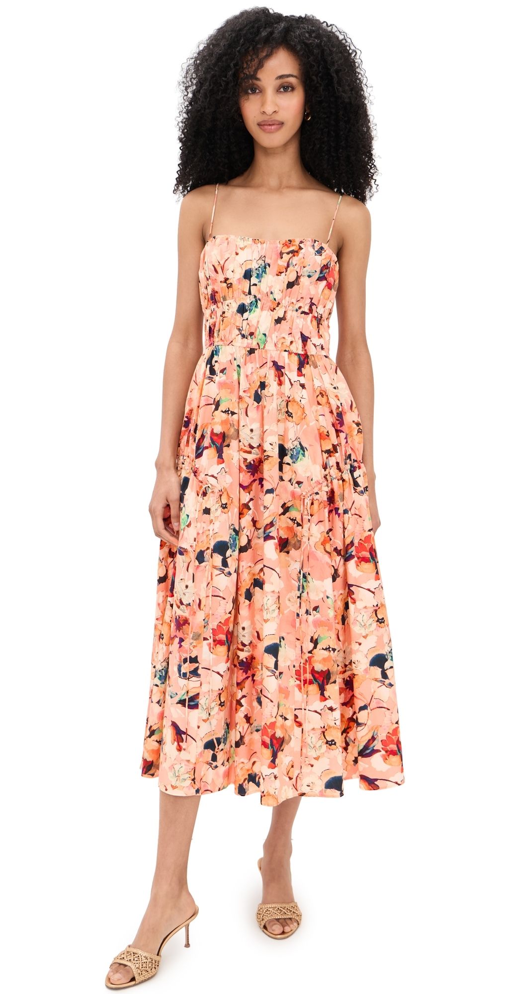 Ulla Johnson Vidri Cotton Cami Dress Camellia 00