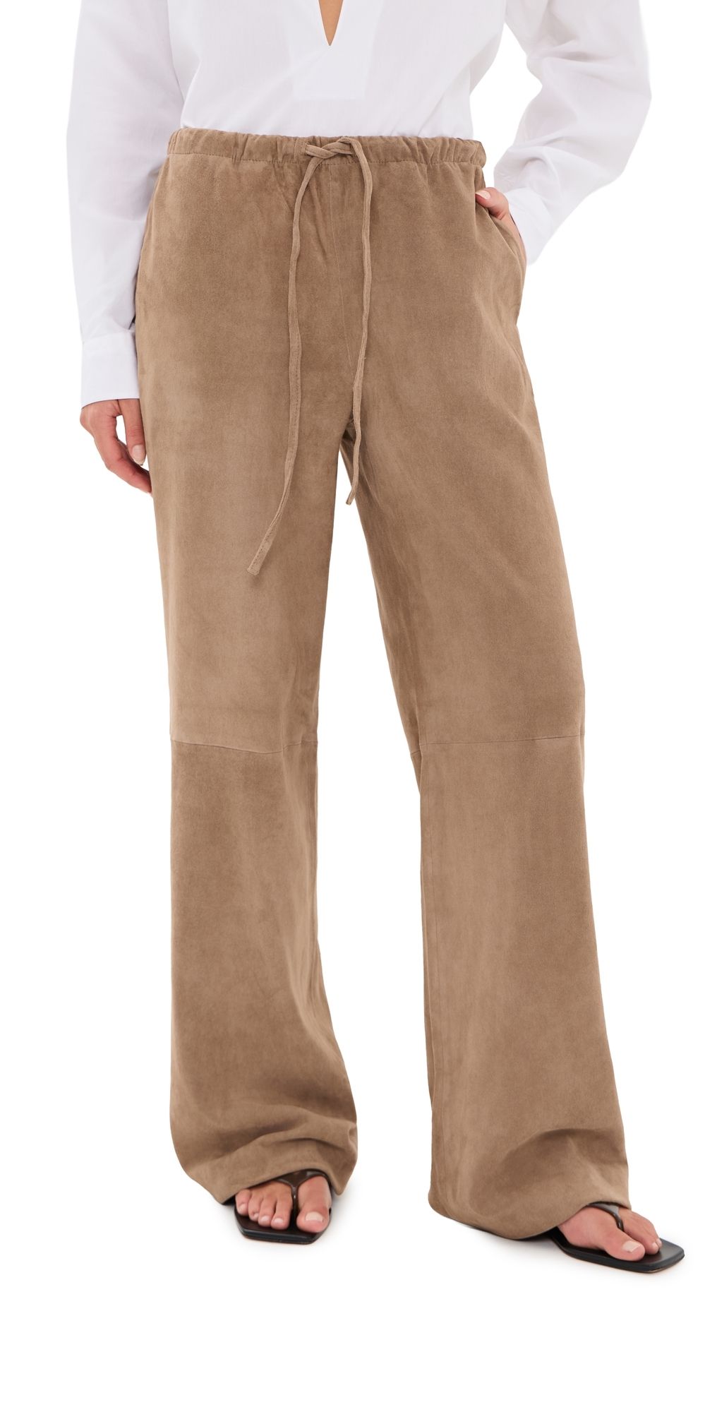 SPRWMN Kauai Suede Pants Taupe S