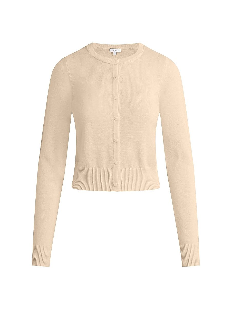 Women's The Dani Cotton Cardigan - Sand - Size XS