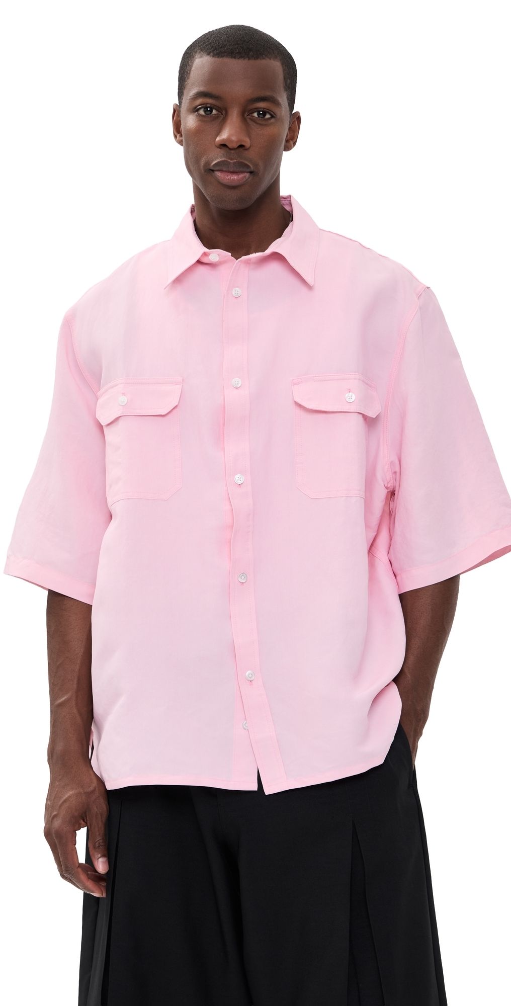 Willy Chavarria Corcoran Shirt Chicle M