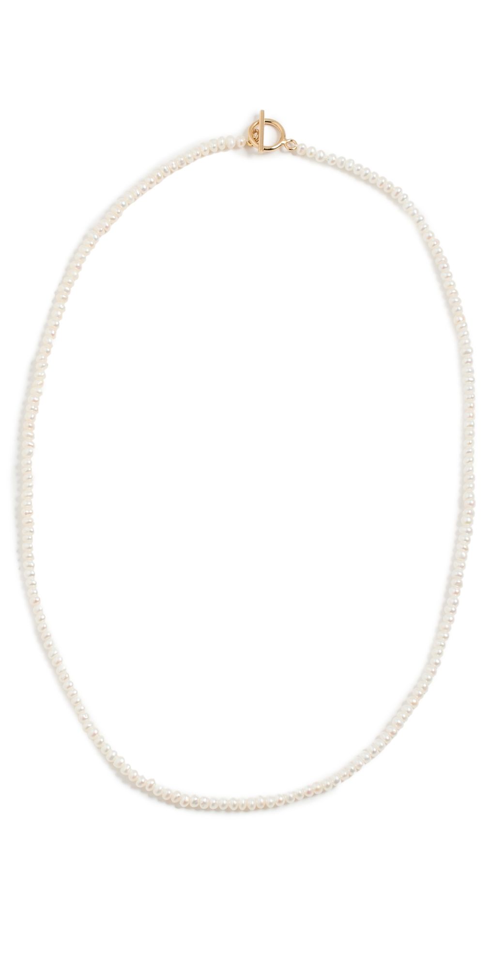 SHASHI Pearl Ciel Necklace Gold One Size
