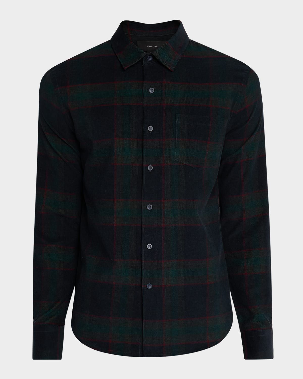 Men & apos;s Holme Plaid Cotton Button-Down Shirt