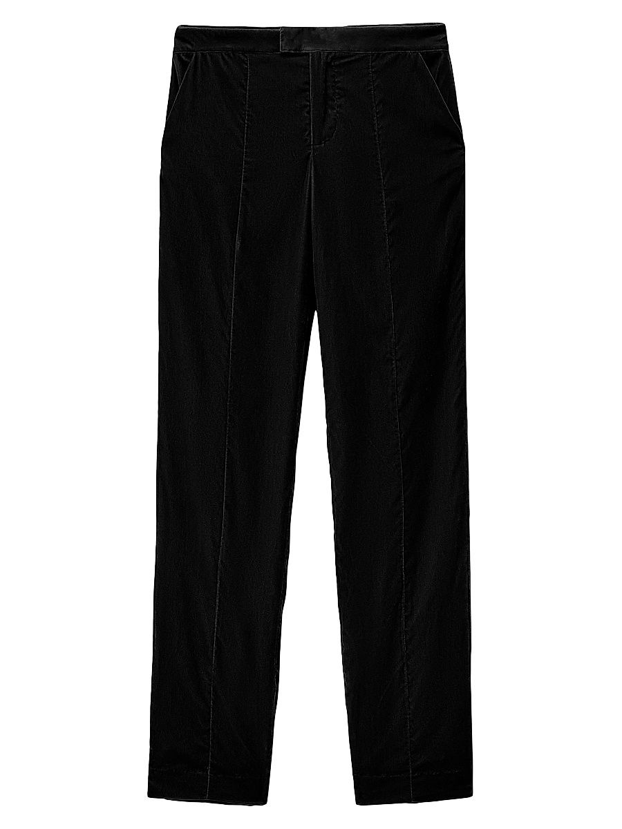 Women's Tosca Straight-Leg Trousers - Black - Size 4
