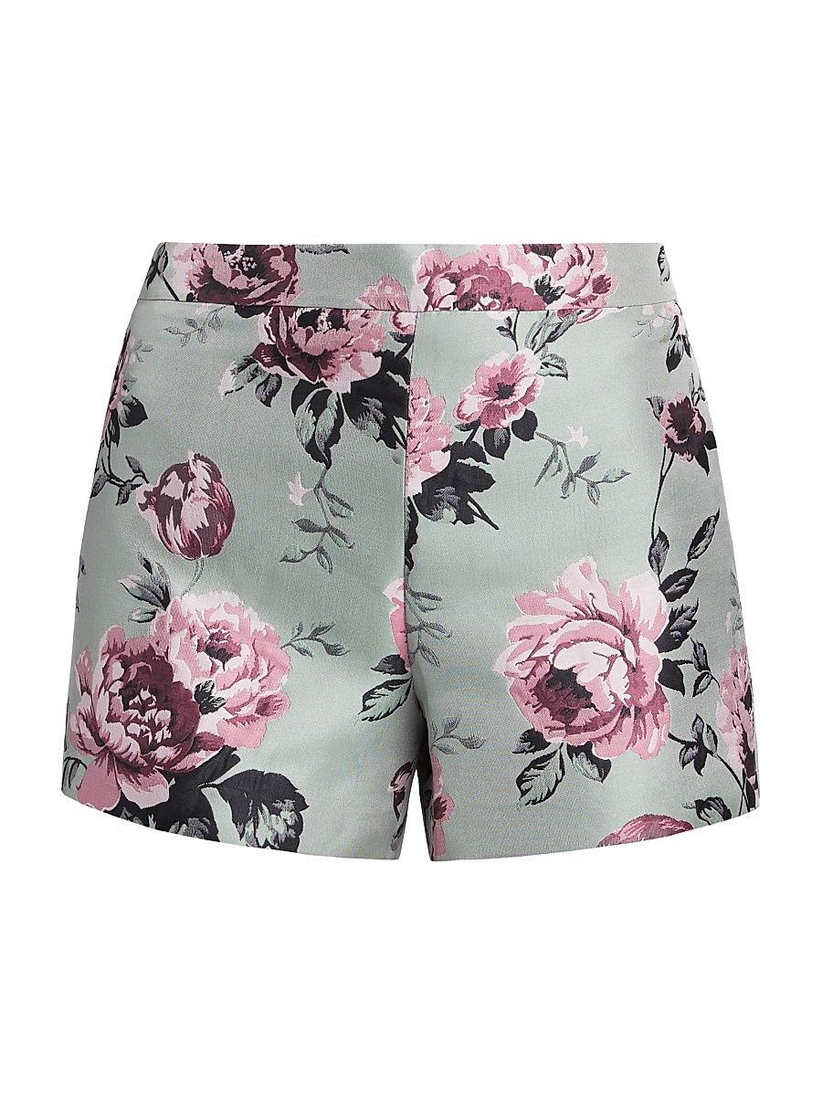 Women's Hera Floral Shorts - Sage Multi - Size 4