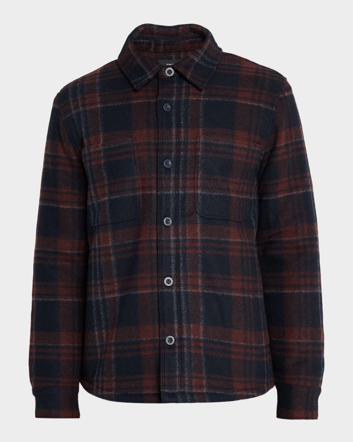 Men & apos;s Plaid Shirt Jacket