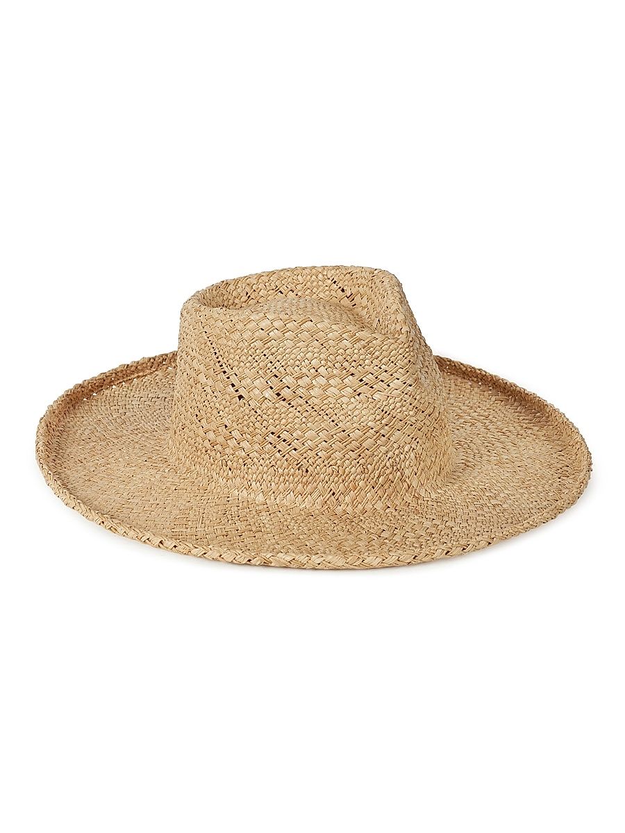 Women's Breeze Straw Fedora - Natural - Size Large