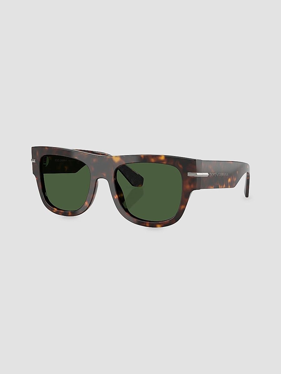 Dolce & Gabbana Men's 54MM Square Sunglasses - Havana