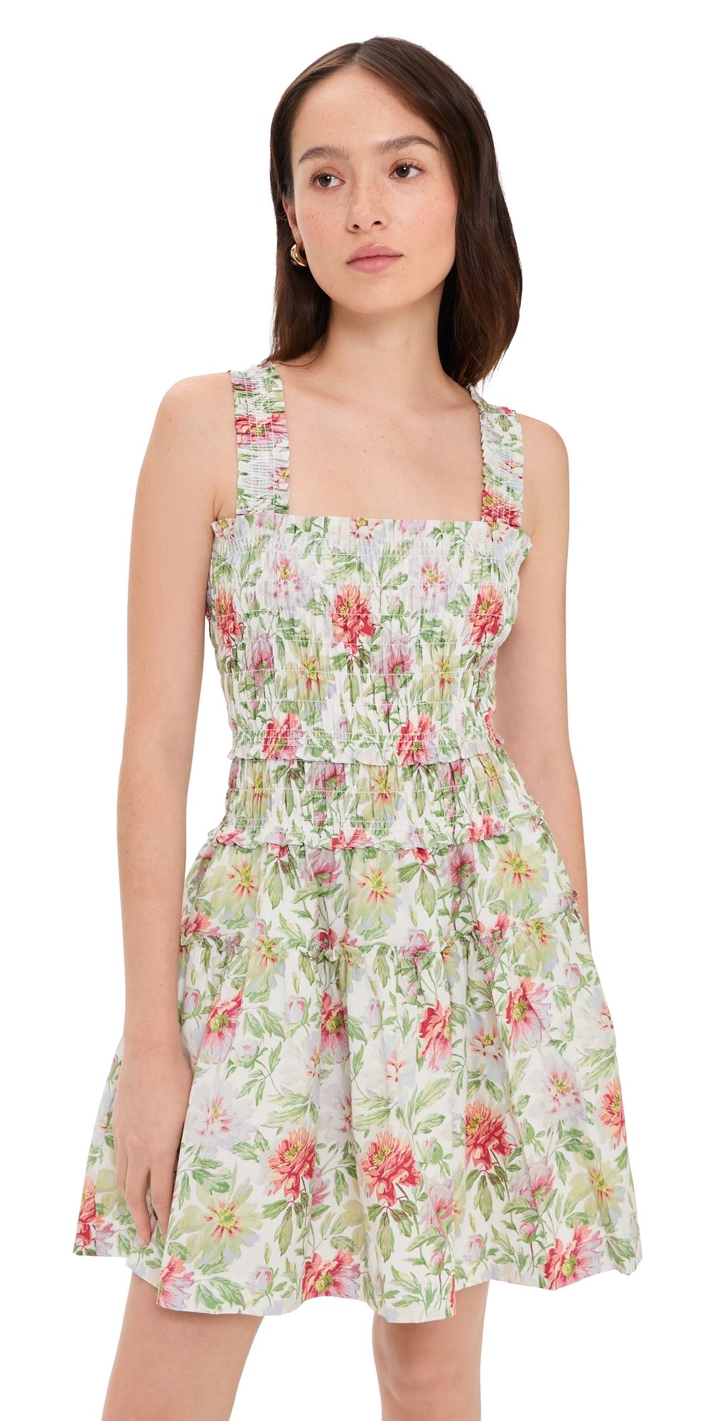 Hill House Home The Azalea Mini Nap Dress Peony Chintz XS