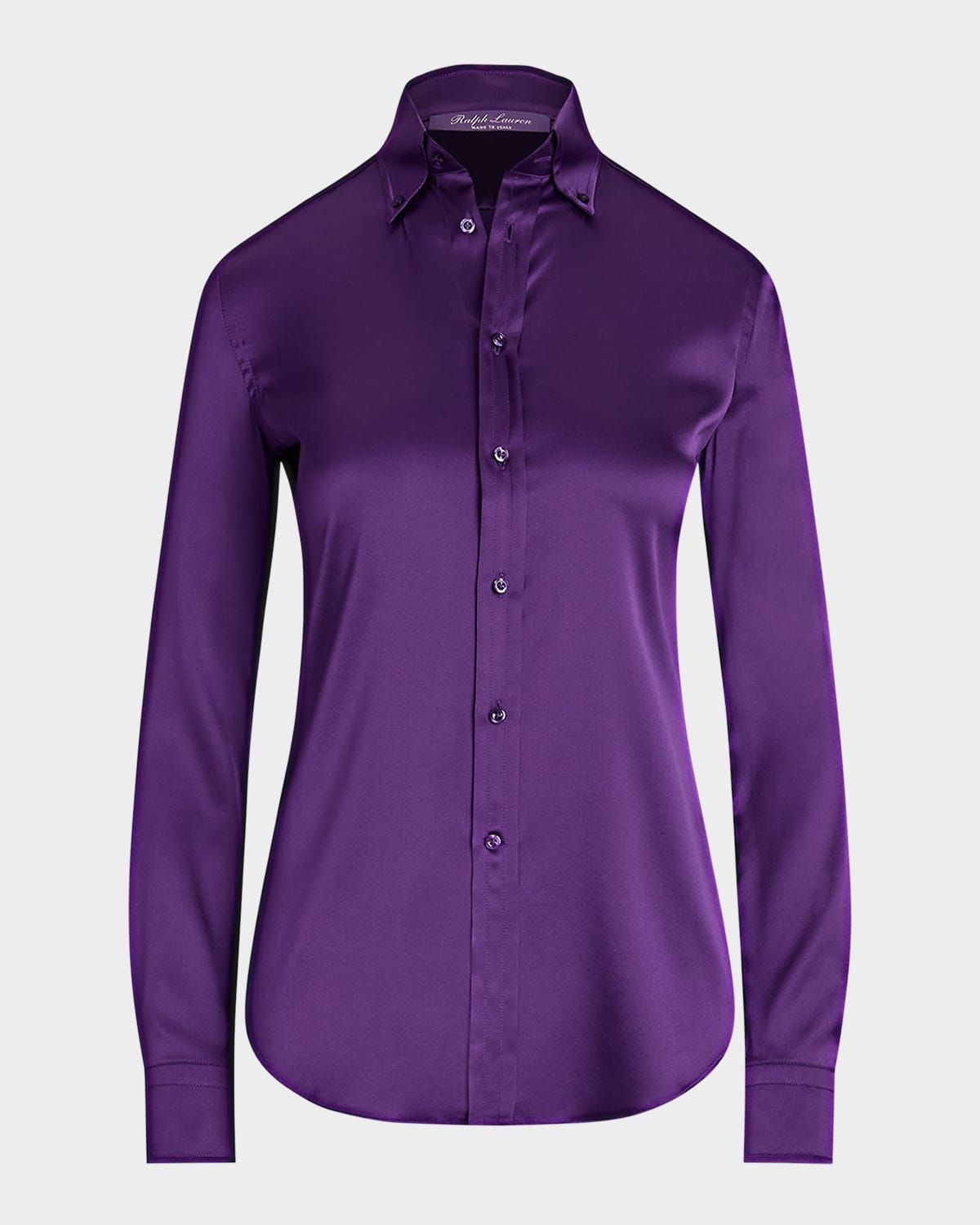 Cameron Straight Fit Charmeuse Shirt