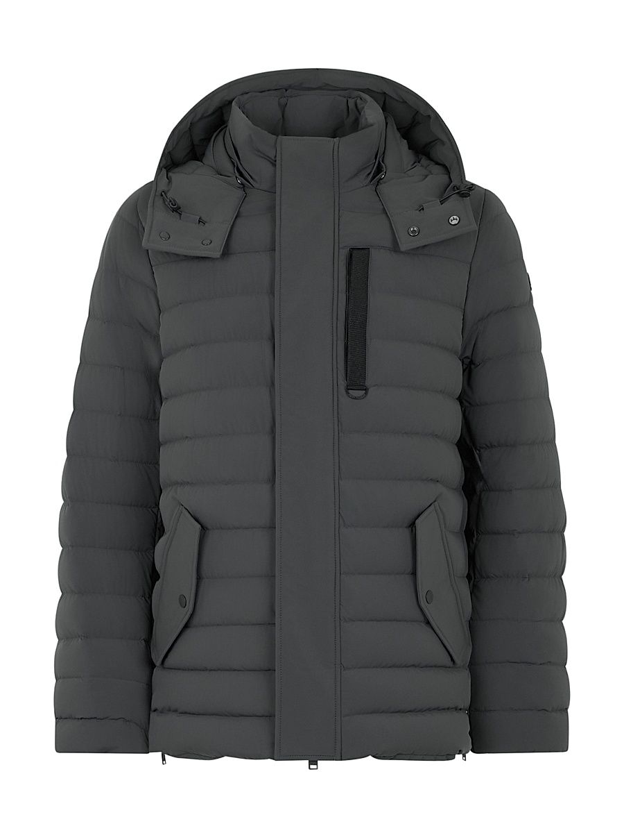 Men's Active Flex Greystone Puffer Jacket - Cement - Size Large