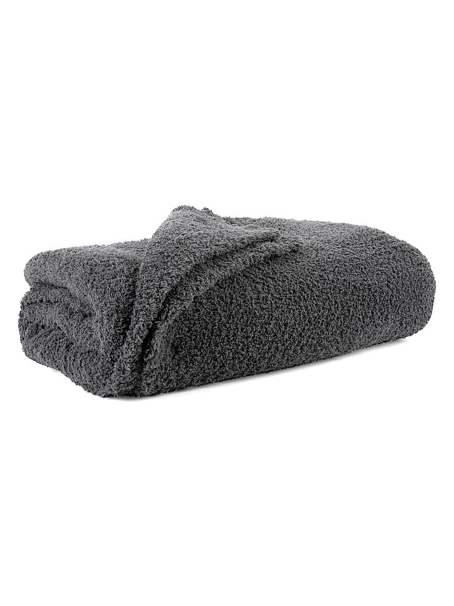 Plushknit Cocoon Blanket - Moonstone Grey