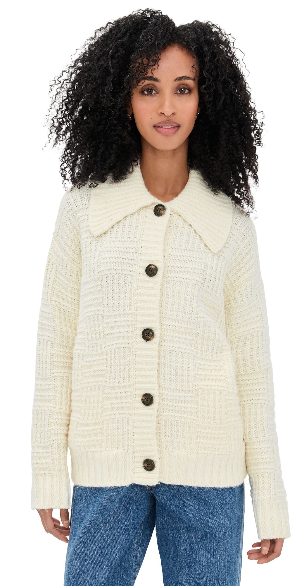 Faherty Heirloom Cotton Outback Cardigan Cream XS/S