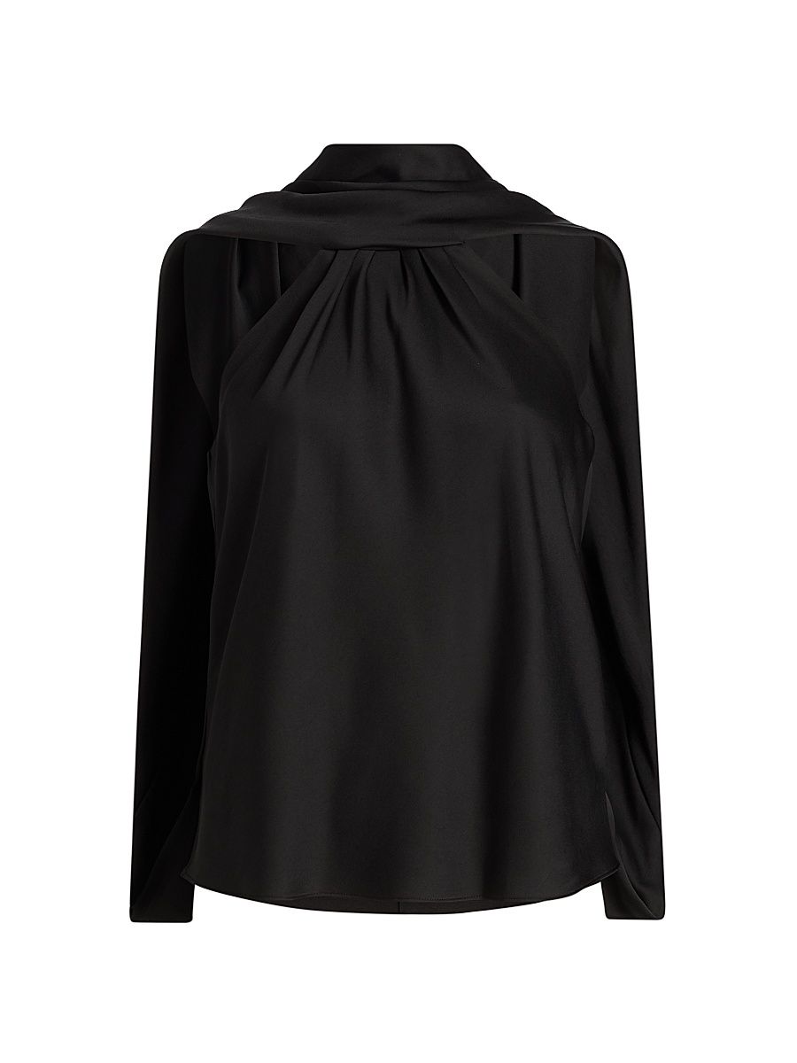 Women's Scarlett Cape Top - Black - Size 00