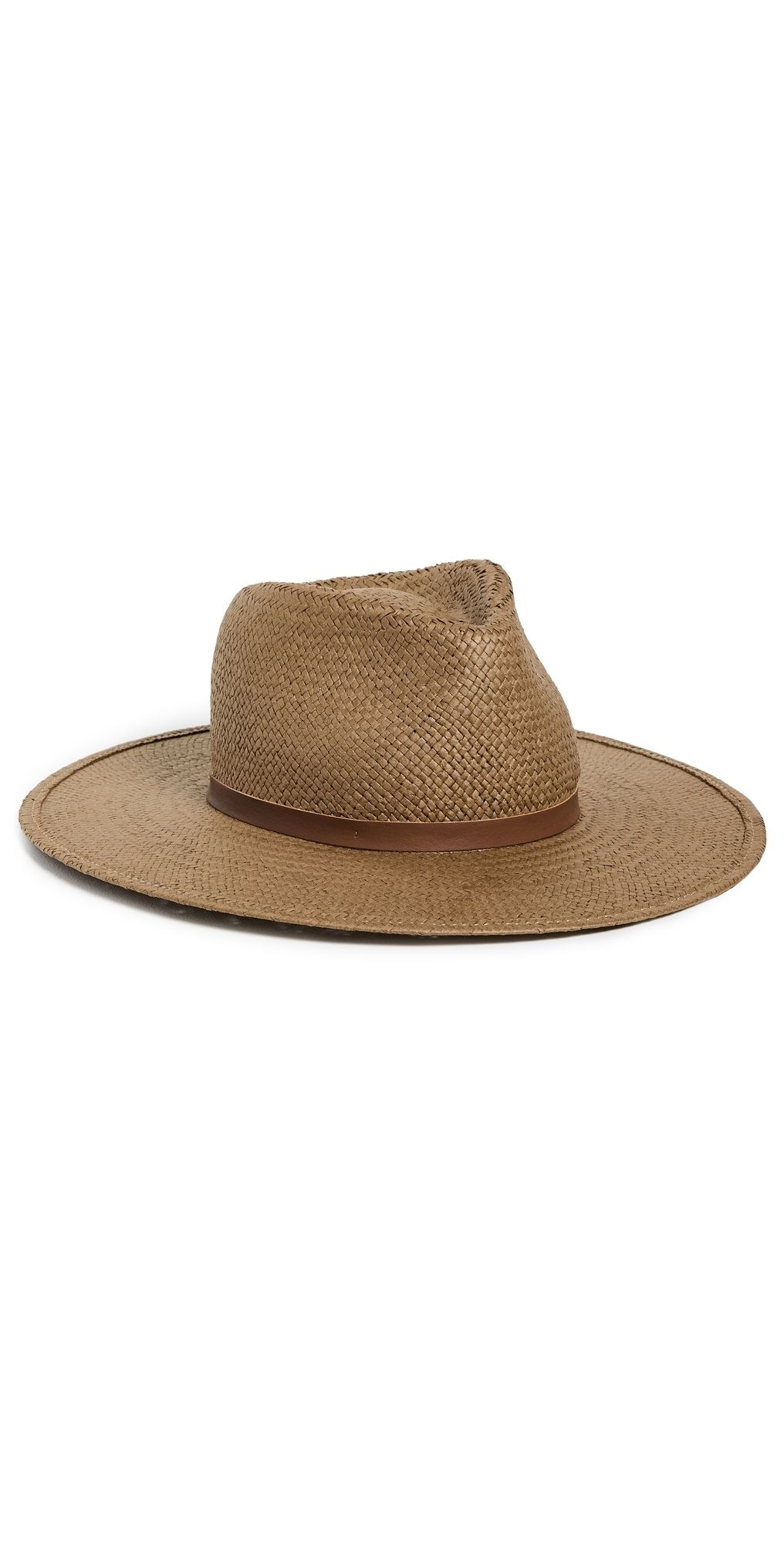 Janessa Leone Sherman Hat Brown M