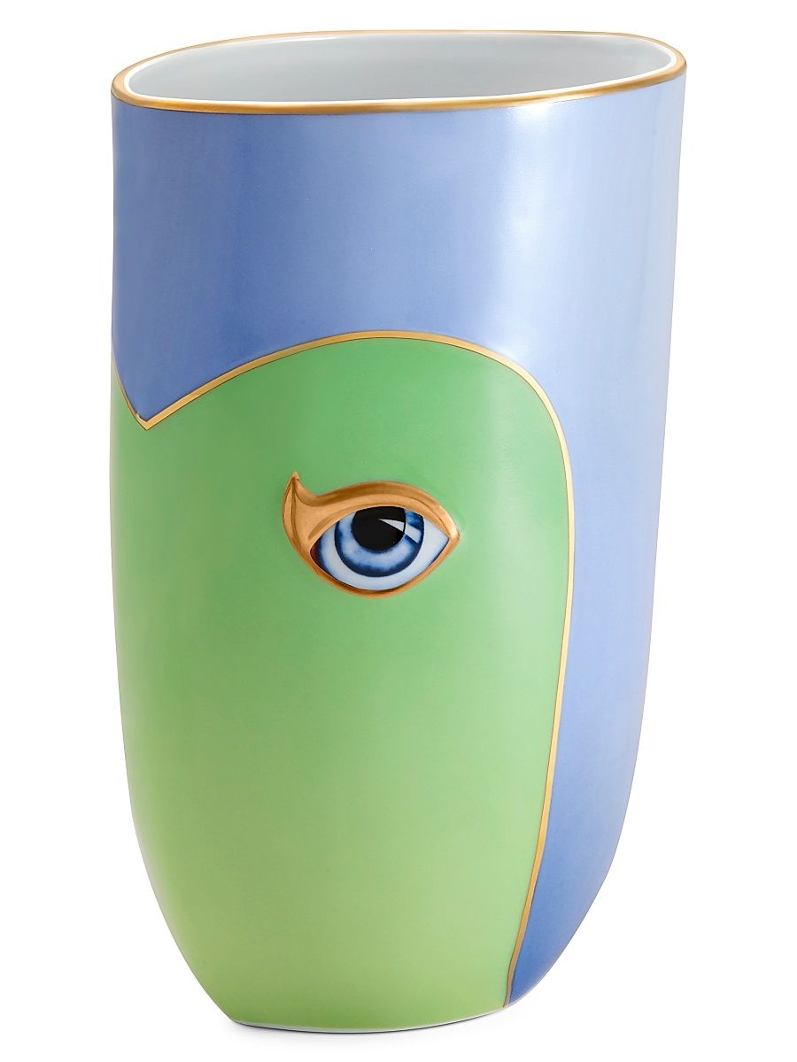 Lito Blue & Green Vase - Green