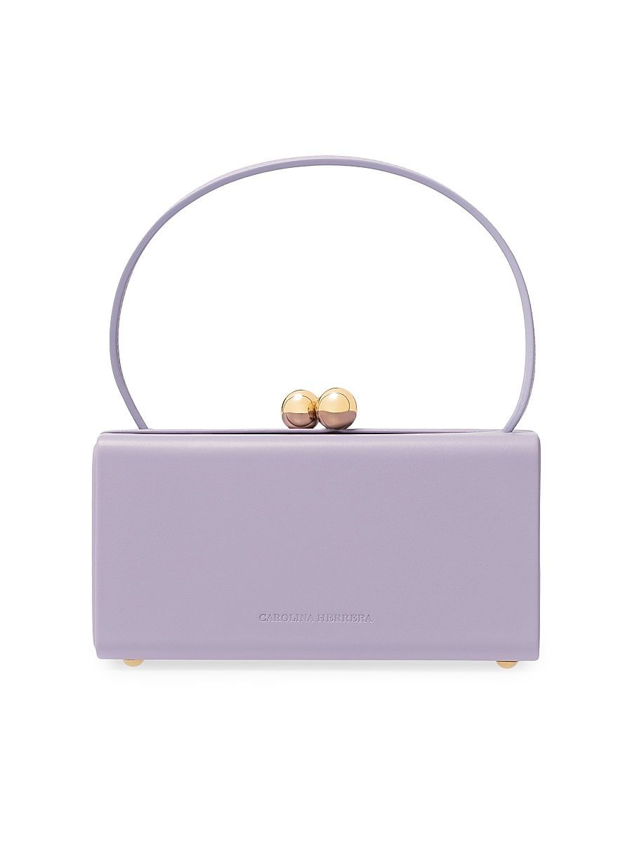 Women's Mimi Leather Top Handle Bag - Violeta