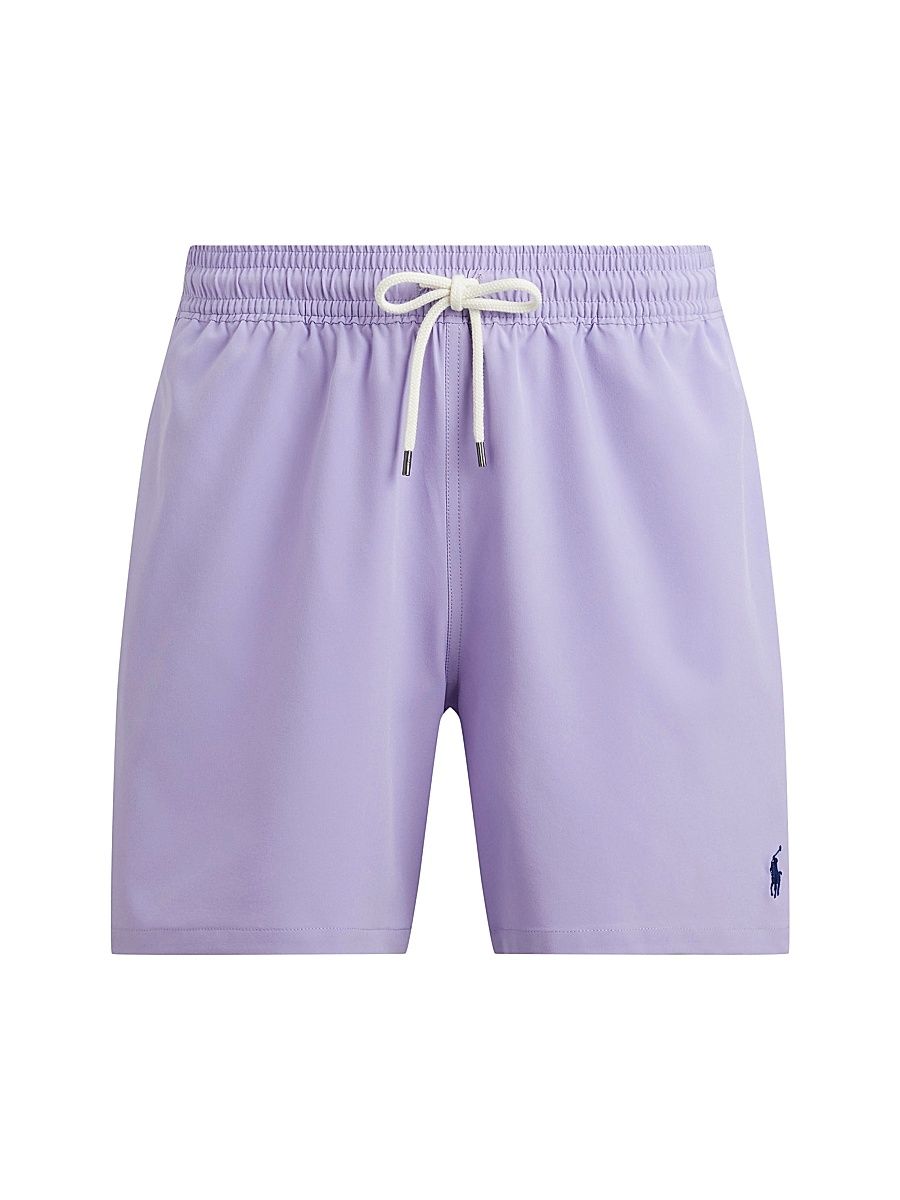Men's Traveler Mid-Length Swim Trunks - Sky Lavendar - Size XXL