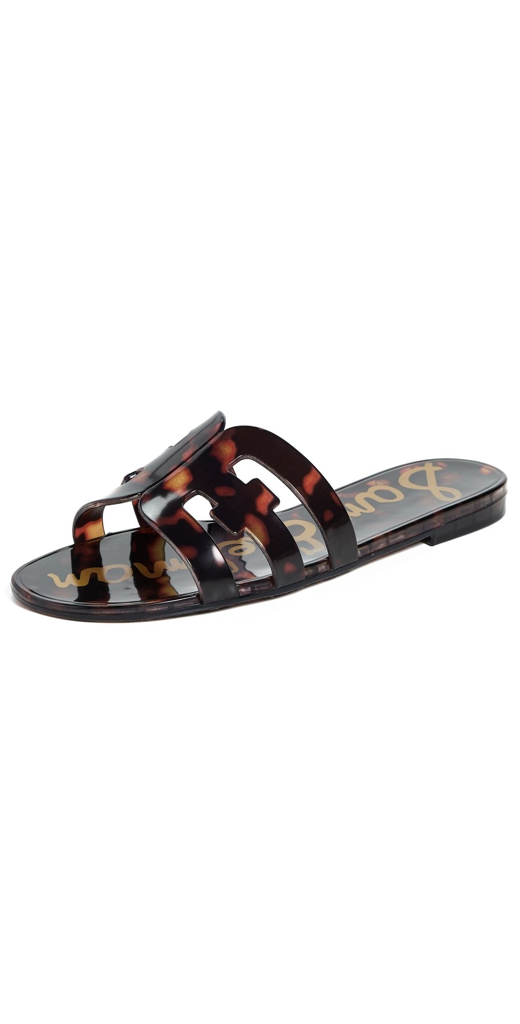 Sam Edelman Bay Jelly Sandals Tortoise 9