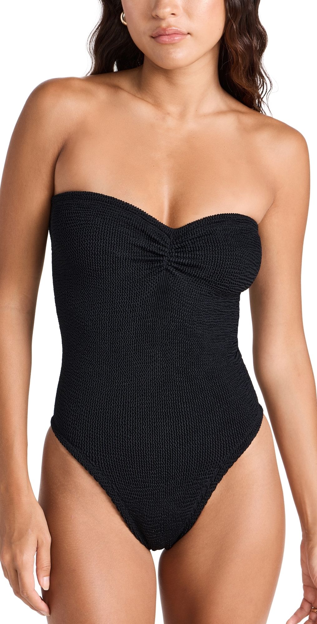 Hunza G Brooke Swim One Piece Black One Size