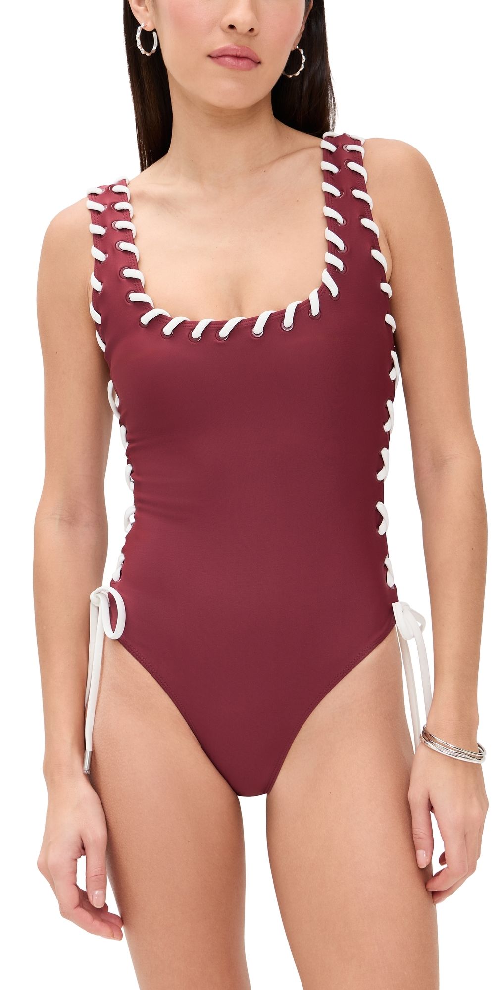 SIMKHAI Dayton One Piece Oxblood Multi S
