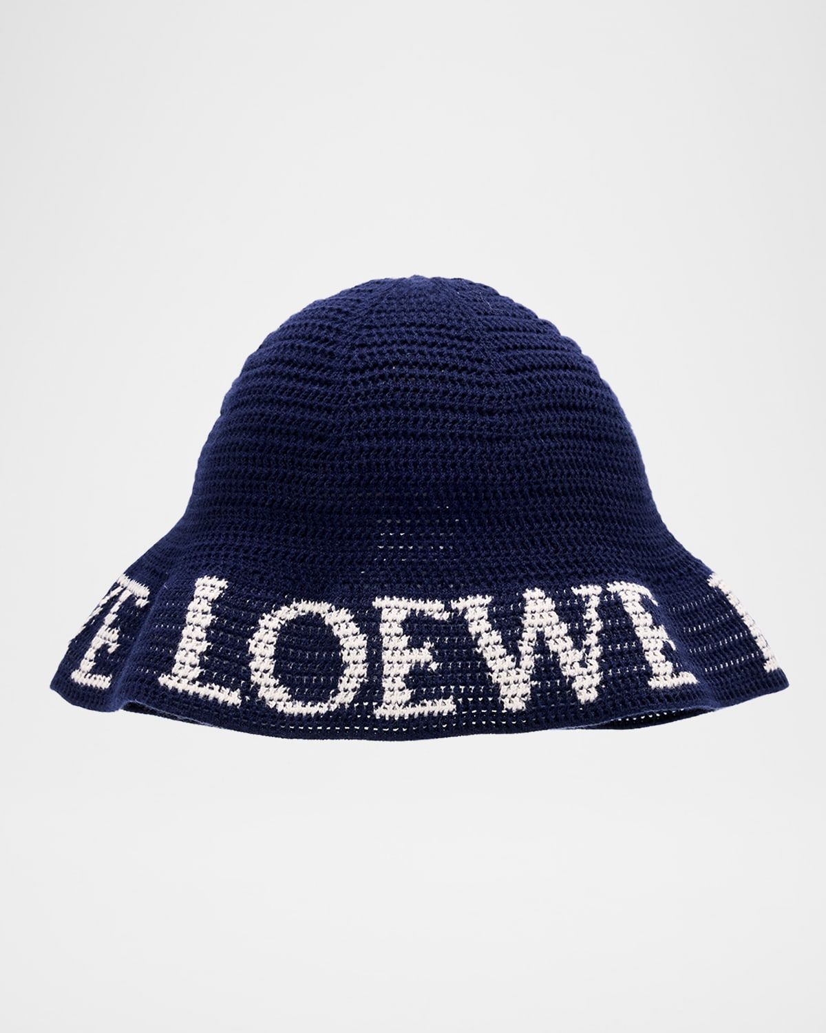Logo Knit Bucket Hat