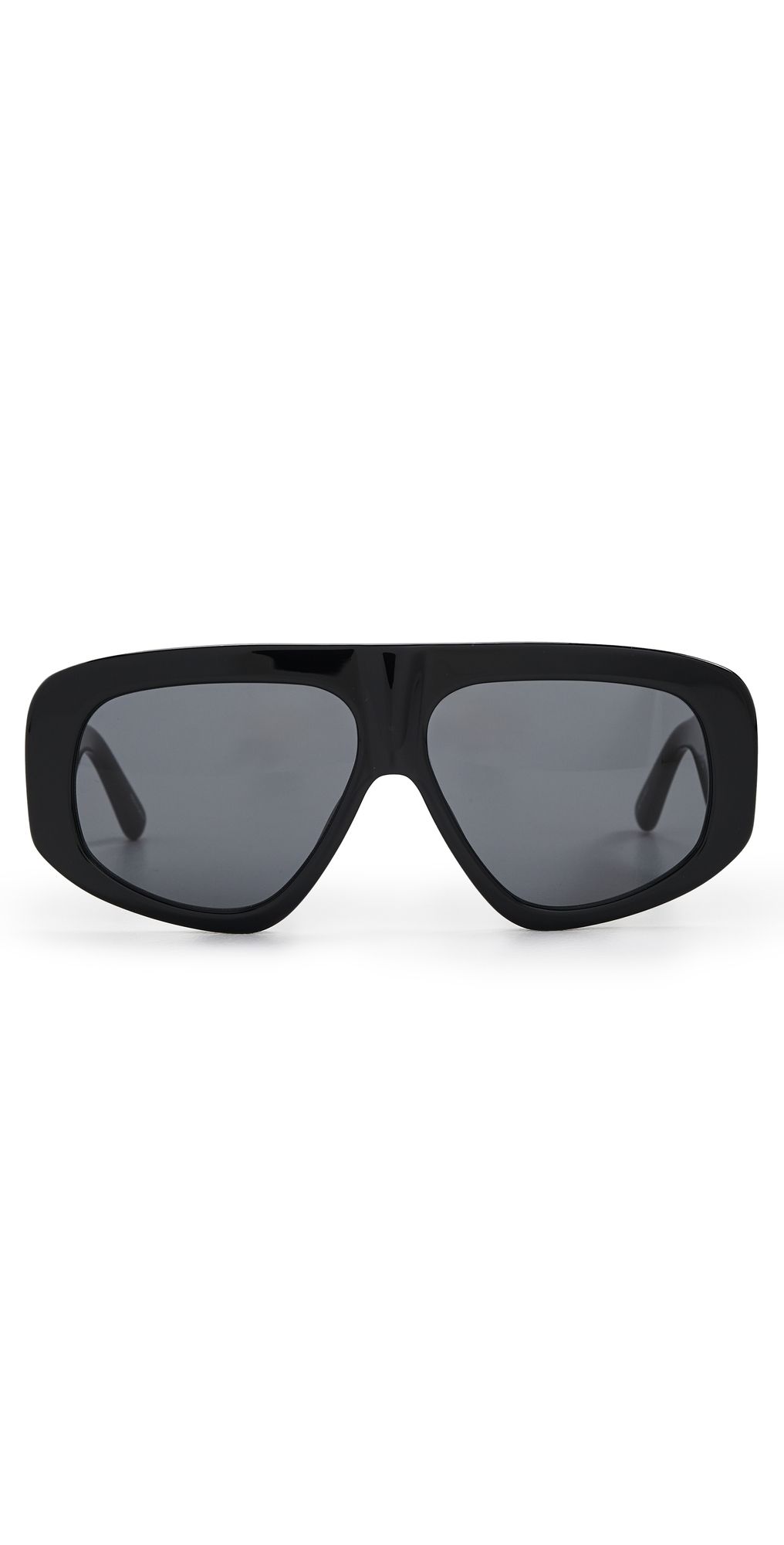 The Attico Milano Sunglasses Milano Black/Silver/Grey One Size