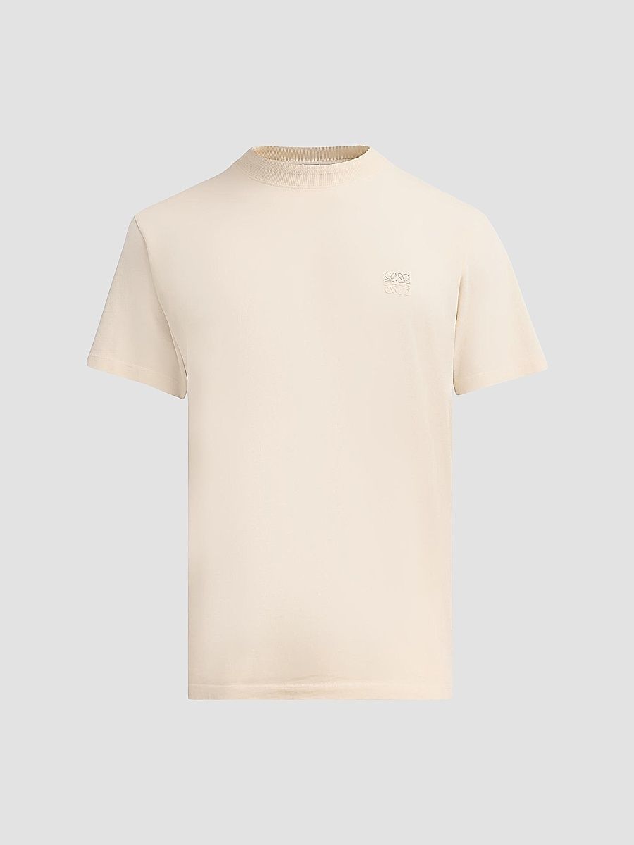 Men's Anagram Regular-Fit Cotton Crewneck T-Shirt - Beige - Size XXL