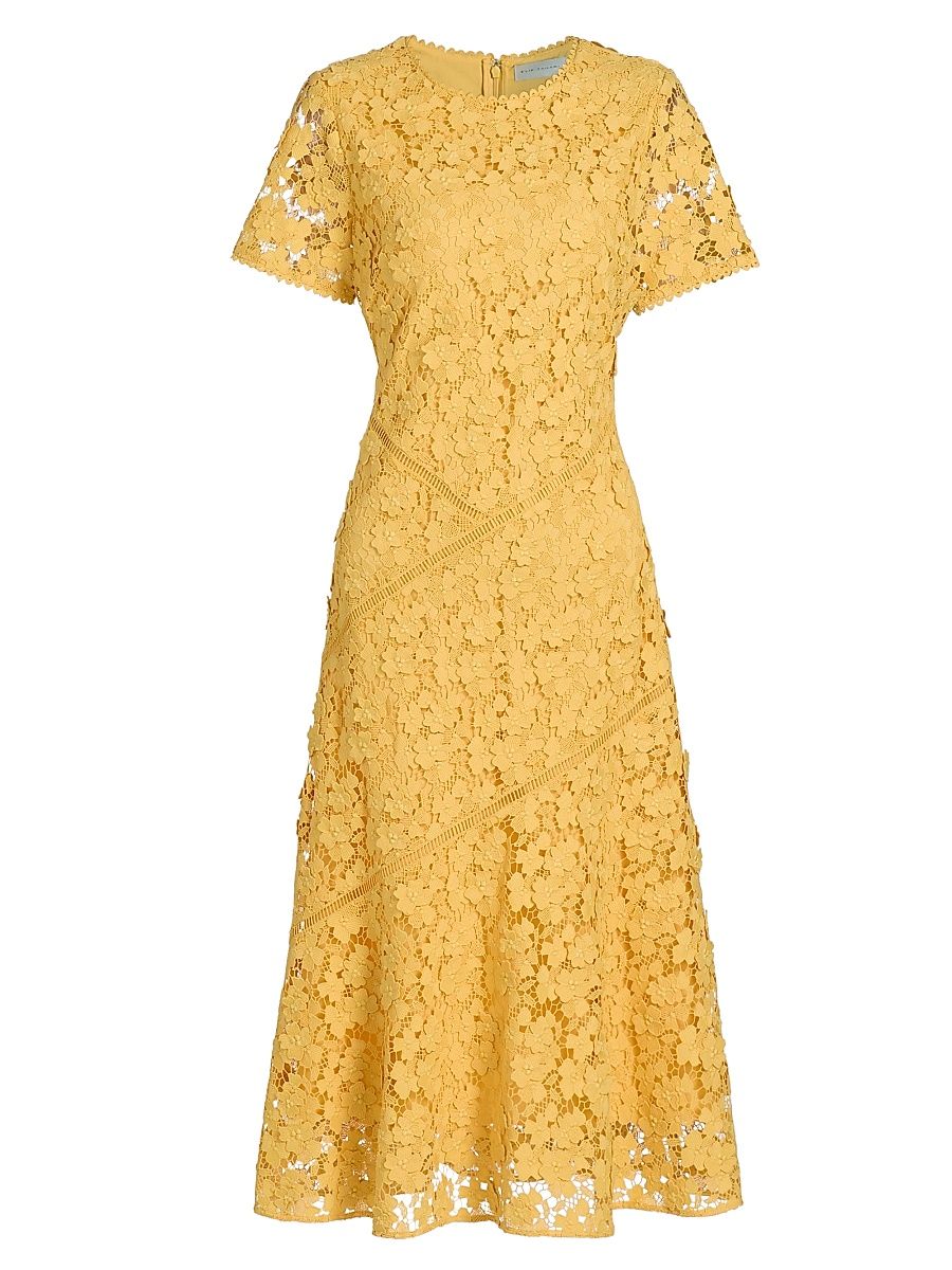 Women's The Marci Lace Midi-Dress - Golden Hour - Size 2