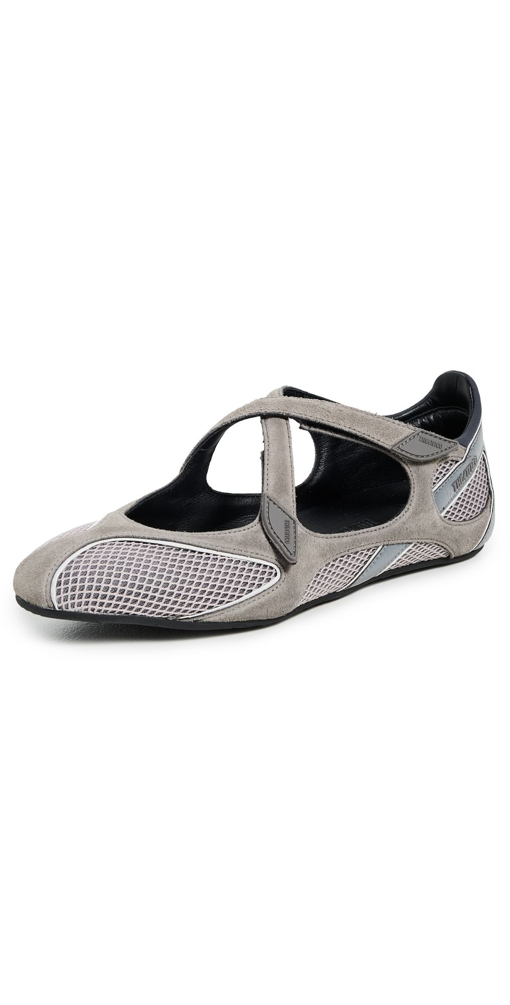 The Attico Ballerina Flats Grey 37