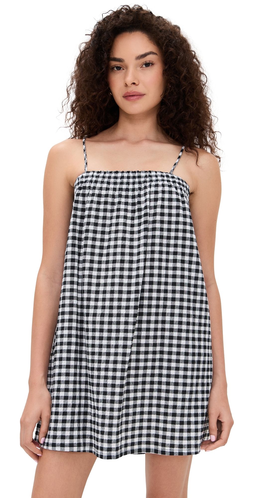 LE BOP Camille Dress Red/White Gingham L