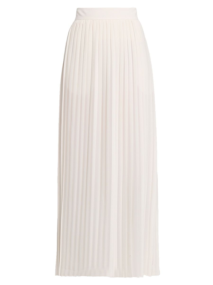 Women's Dillon Pleated Maxi Skirt - Ivory - Size 12