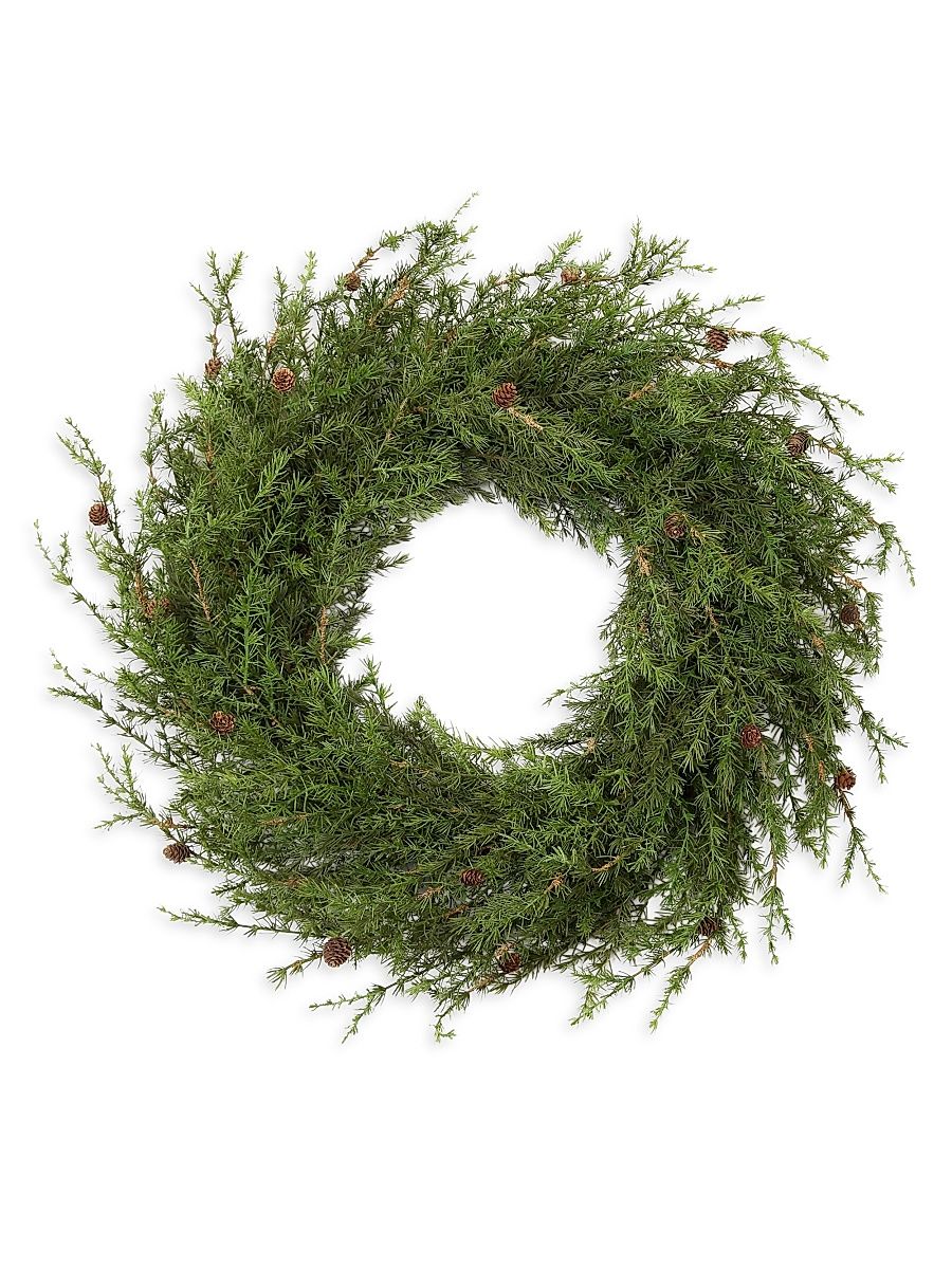 Holiday Newness Faux-Pine Wreath