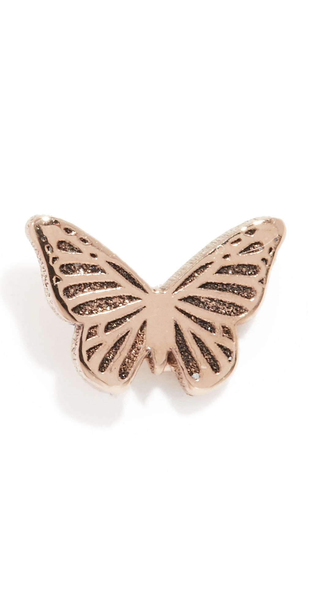 Zoe Chicco 14k Gold Itty Bitty Butterfly Single Stud Earring Yellow Gold One Size