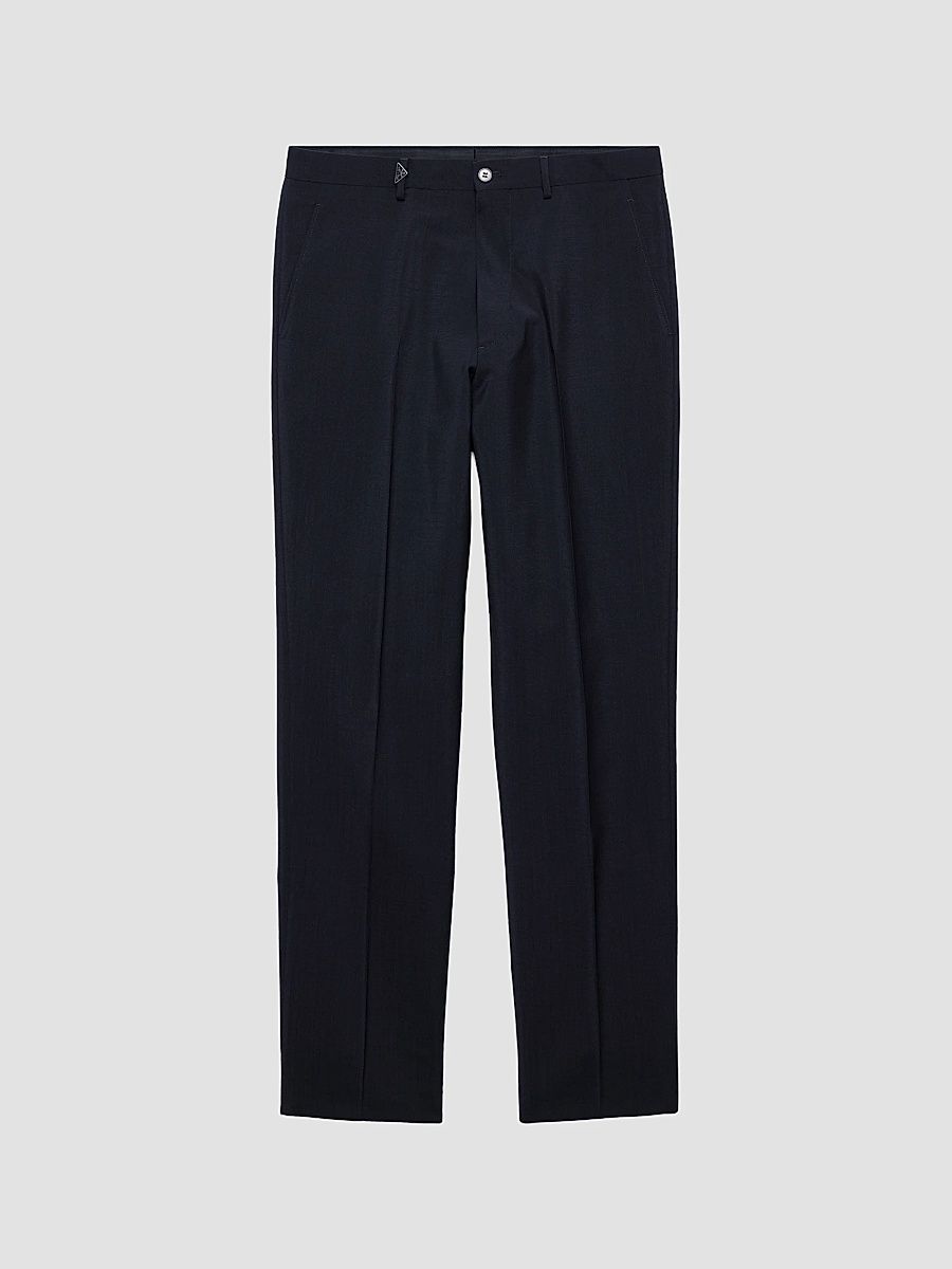 Men's Mohair Wool Pants - Blue - Size 38