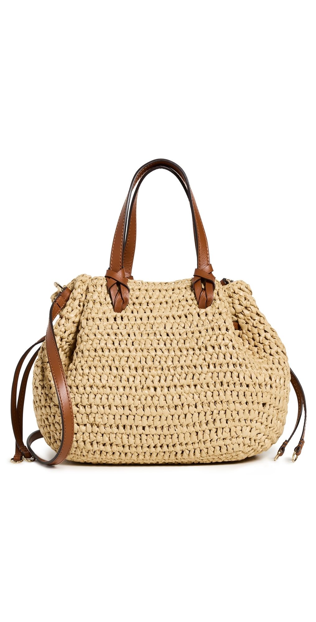 Ulla Johnson Gio Raffia Crossbody Bag Natural One Size